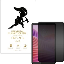 Microcase Lenovo Tab One 8.7 Inch Tablet ile Uyumlu Privacy Gizlilik Filtreli Hayalet Nano Ekran Koruyucu - EKM111