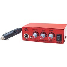 Pazarcan 12 Volt 40 Watt Mini Metal Kasa Pazarcı Anfisi