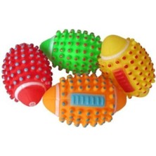 Normadia Renkli Kedi ve Köpek Için Eğlenceli Isırma Topu Sesli Oyun Aleti