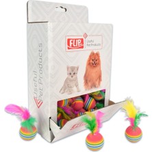 Normadia Renkli Tüylü Kedi Oyun Topu, Eğlence ve Aktivite Için Mükemmel Seçim