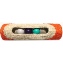 Normadia Yumuşak Örgü Tırmalama Kedi Oyuncağı 3'lü Set 29 cm Turuncu