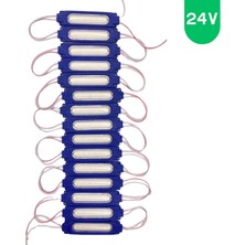 Powerr Led Aydınlatma 20 Adet 24 Volt 2 Watt Mavi Cob LED Modül IP65