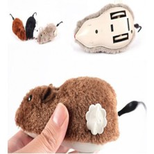 Normadia Tüylü Fare Temalı Kurmalı Kedi Oyuncağı, Eğlence Dolu Anlar Için Ideal