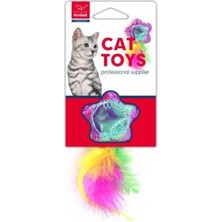 Normadia Yumuşak Yıldız Tüylü Kedi Oyuncağı, Eğlenceli ve Rahatlatıcı