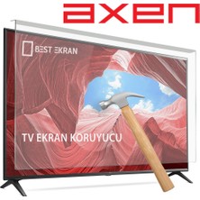 Axen AX65QO4OTL-W2S Tv Ekran Koruyucu - Axen 65" Inç 165 Ekran QLED Koruyucu Kırılmaz Paneli