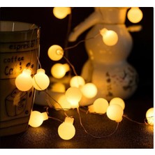 Pazarcan Beyaz Top LED Gün Işığı Pilli 2 Kademeli