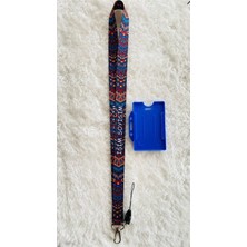 Staffy Kişiye Özel Etnik Temalı Yaka Ipi ve Kartlık