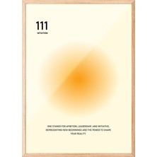 Zestia Ahşap Çerçeveli Duvar Tablosu 111 Intuition – Soft Bej Tonlar Salon Dekoru