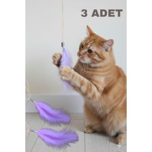 Normadia Tüylü Sabitlenebilir Kedi Oyuncağı, Eğlence Dolu Tüylü Sevimli Tasarım
