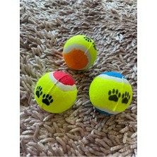 Normadia Eğlenceli Köpek Oyun Topları, Tenis Topu 3'lü Paket, Aktif ve Neşeli Anlar