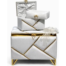 Line Model Banyo Seti Kirli Sepeti Havluluk Deterjanlık