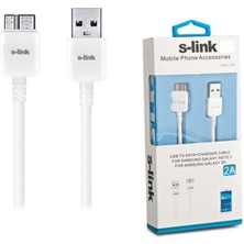 Pazarcan S-Link SMG-495 Note 3-S5 Data Şarj Kablosu