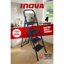 Fiesta Inova 4 Basamak Extra Güçlü Özel Tasarım Geniş Basamaklı Merdiven