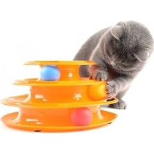 Normadia 3 Katlı Kedi Oyuncağı, Eğlenceli ve Çekici Tasarım