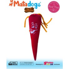 Normadia Sesli Köpek Oyuncağı, Nakışlı Kumaş Havuç, Yavru ve Küçük Irklar Için