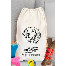 Normadia Yıkanabilir Çok Amaçlı Pamuk Köpek Eşyası ve Mama Organizer Torbası