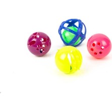 Normadia Renkli Sesli Kedi Oyun Topları 4'lü Set