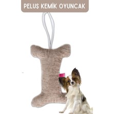 Normadia Peluş Köpek Oyuncağı, Çekiştirmeli Kemik, Diş Sağlığı, Büyük Boy