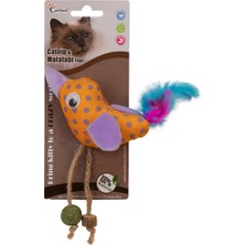 Normadia Yumuşak Peluş Kuş, Matatabi ve Catnip ile 12CM, Eğlence ve Oyun Keyfi