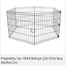 Normadia Altıgen Kedi ve Köpek Oyun Çiti Orta Boy 60X54 Cm, Eğlenceli ve Güvenli