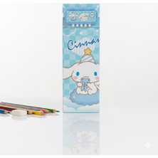 Cinnamoroll Kilitli Sert Mukavva Kalemlik Kalem Kutusu Düzenleyici Hediyelik