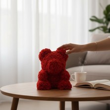 Juli 🌹 Sevgililer Günü Kırmızı Gül Ayıcık (15X13CM)