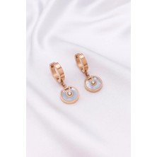 BG Jewellery Rose Çelik Kadın Küpe