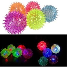 Normadia Sesli ve Işıklı Kauçuk Top Köpek Oyunu 6 Cm, Dayanıklı ve Eğlenceli