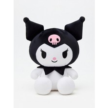 Kuromi Sevimli Kedi 55 cm Peluş Oyuncak Yumuşak Uyku Oyun Arkadaşı Hediyelik Kız Erkek Çocuk Bebek