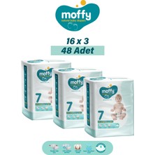 Moffy Twin Extra Extra Large No 7 Bebek Bezi (16 x 3) 48 Adet