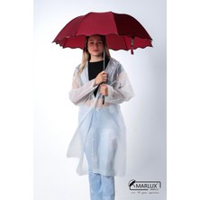 Eleven Markets Bordo Mini Puantiye Kadın Şemsiye