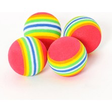 Normadia 4'lü Paket Kedi Oyun Topu Seti, Eğlenceli Evcil Hayvan Oyuncakları