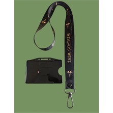 Staffy Kişiye Özel Tıp Sembolü Temalı Yaka Ipi ve Kartlık