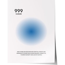 Zestia Poster 999 Closure – Soft Mavi Tonlar Salon Dekoru