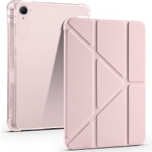 Fogy Xiaomi Redmi K Pad ile Uyumlu Kılıf Üçgen Tri Folding Kalem Bölmeli Standlı Kılıfı