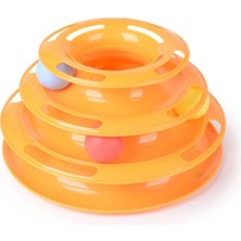 Normadia Kule Şeklinde Kedi Oyuncağı ve Tüneli, Yatak ve Otu Seti