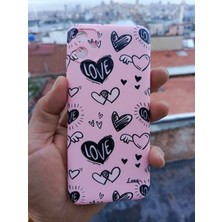 Samsung A05S Uyumlu Içi Kadife Baskılı Pembe Telefon Kılıfı