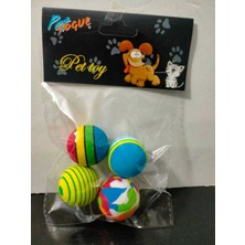 Normadia 4'lü Kedi Oyun Topu Seti, Eğlence Dolu Anlar Için Ideal