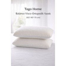 Tago Home Balance Visco Ortopedik Visco Yastık (60X40X15 Cm)