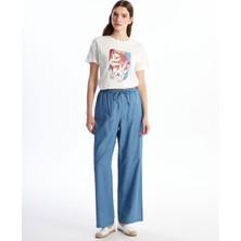 Lc Waikiki Yeni Sezon Beli Lastikli Wideleg Kadın Jean Pantolon