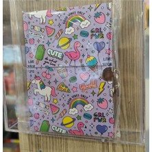 Ada Çanta Kırtasiye Ciltli Kilitli Ajanda Günlük Çok Amaçlı A5 Boyutunda Çizgili Defter AD987563