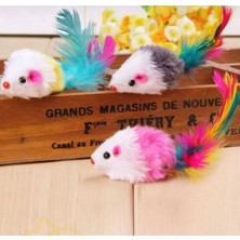 Normadia Sevimli Peluş Fare Kedi Oyuncağı 5 Cm, Eğlenceli ve Yumuşak Tasarım