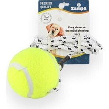 Normadia Köpekler Için 100 cm Tenis Topu Oyun Ipi, Dayanıklı ve Eğlenceli Oyuncak