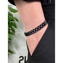 Arvens Silver Erkek Paslanmaz Çelik Bileklik Kararmaz Renk Atmaz Kliplsi Bileklik Kombinlenebilir