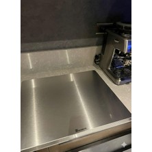 Kromevye Tezgahlık Paslanmaz Çelik Kesme Tahtası