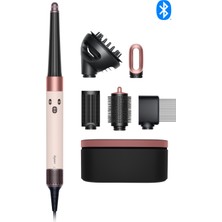 Özbience Airwrap Id™ Saç Şekillendirme ve Kurutma Seti, Kıvırcık ve Bukleli, Pembe