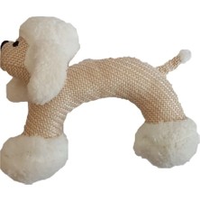 Normadia Sevimli Kuzu Figürlü Peluş Sesli Köpek Oyuncağı 25 cm