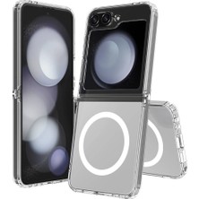 Cavora Samsung Galaxy Z Flip 6 Uyumlu Magsafe Wireless Şarj Özellikli Sert Silikon Kapak