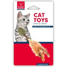 Normadia Tüylü Matatabi Kedi Oyuncak Topu, Eğlence ve Hareket Için Mükemmel