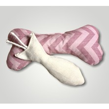 Normadia Yumuşak Peluş Kedi Köpek Oyuncağı Seti, Kemik ve Balık Tasarımlı, Gri